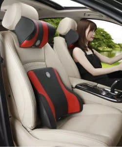 Bộ Gối Tựa Đầu Lưng Bọc Da Ô Tô Cao Cấp