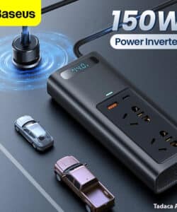 Bộ Chuyển Nguồn Ô Tô 12V Sang 220V Baseus Công Suất 150W